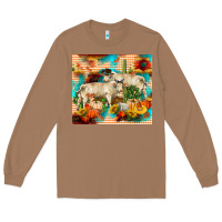 Toasted Coconut fall charolais bulls Long Sleeve Tee - RanaPortraitStore