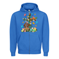 True Royal Western Rabbit with Cross Easter Day Zipper Hoodie - HowdyJamesFarm