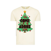 Vintage Arctic oh come let us adore him christmas tree Vintage Tee - MaliasSmallBusiness