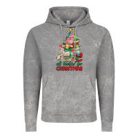 Cloud Rock christmas book tree Vintage Hoodie - MaliasSmallBusiness