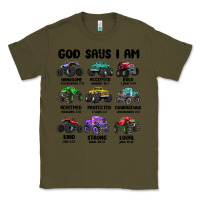 Army Green god says i am Classic Tee - MaliasSmallBusiness