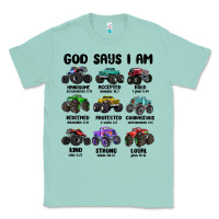 Seafoam god says i am Classic Tee - MaliasSmallBusiness