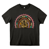 Asphalt soldier boots camouflage leopard gemstone rainbow Heavy Core Tee - Artiststas