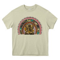 Mossy soldier boots camouflage leopard gemstone rainbow Heavy Core Tee - Artiststas