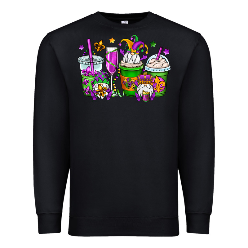 Mardi Gras Gnomes Coffee Cups Premium Sweatshirt by OliviaCreatesArt | Teevron