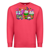 Cardinal mardi gras gnomes coffee cups Premium Sweatshirt - OliviaCreatesArt