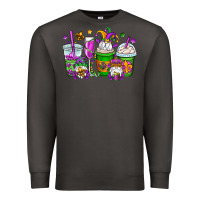 Smoke mardi gras gnomes coffee cups Premium Sweatshirt - OliviaCreatesArt
