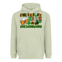 Matcha fueled by beer and shenanigans Heavyweight Hoodie - CowGirlArtShop