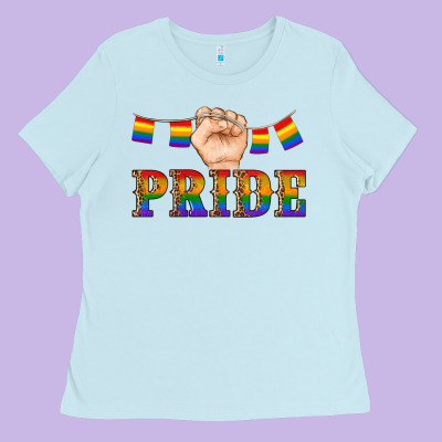 Pride Lgbtq Ladies Tee Designed By Artiststas