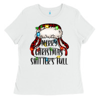 White merry christmas shitter's full,  christmas vacation Ladies Tee - Jasminsmagicworld