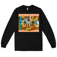 Black Fall With Baby Goat Long Sleeve Tee - LillyAllenDesigns