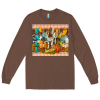 Chestnut Fall With Baby Goat Long Sleeve Tee - LillyAllenDesigns