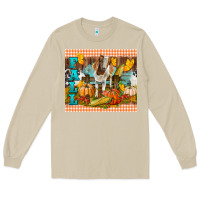 Mushroom Fall With Baby Goat Long Sleeve Tee - LillyAllenDesigns