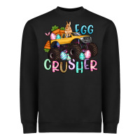 Black egg crusher monster truck easter Heavyweight Sweatshirt - Artiststas