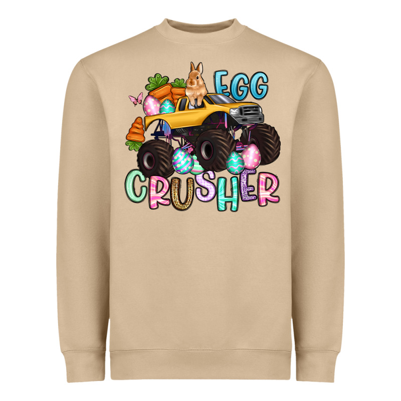 Egg Crusher Monster Truck Easter Heavyweight Sweatshirt by Artiststas | Teevron