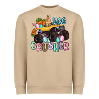 Mushroom egg crusher monster truck easter Heavyweight Sweatshirt - Artiststas