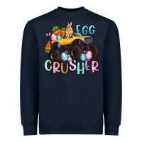 Navy egg crusher monster truck easter Heavyweight Sweatshirt - Artiststas