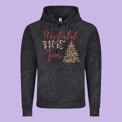 It's The Most Wonderful Time Of The Year Vintage Hoodie Designed By Maliassmallbusiness