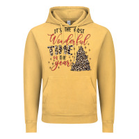 Vintage Mustard it's the most wonderful time of the year Vintage Hoodie - MaliasSmallBusiness