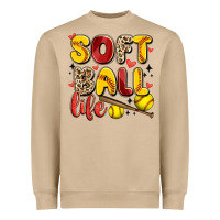 Softball Life Heavyweight Sweatshirt | Teevron