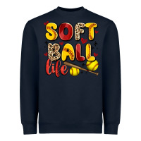 Navy softball life Heavyweight Sweatshirt - Artiststas