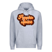 Heather Grey pumpkin spice Premium Hoodie - JahusDesignShop