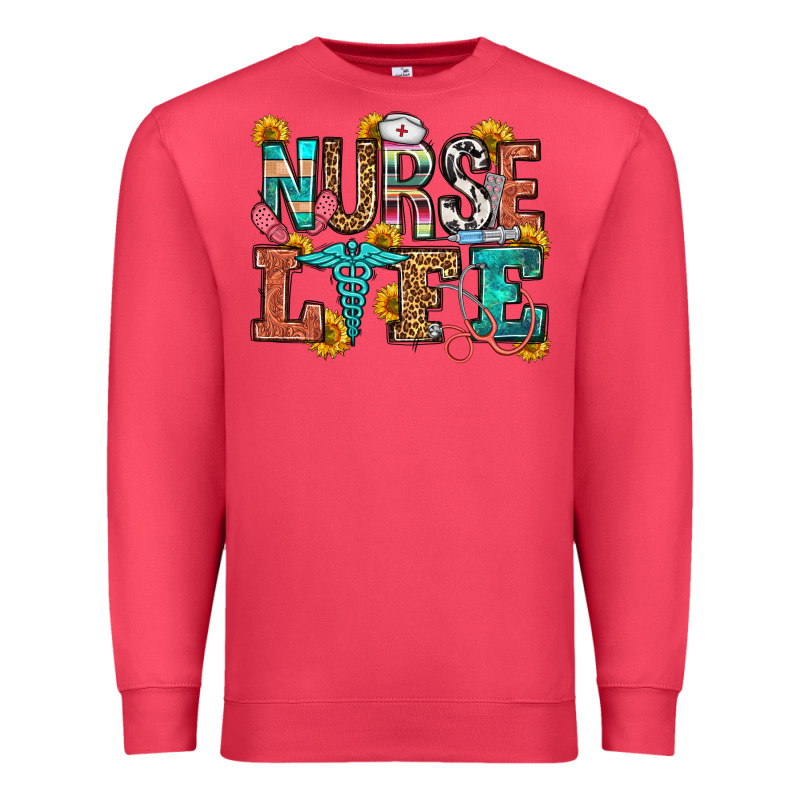 Nurse Life Premium Sweatshirt by OliviaCreatesArt | Teevron