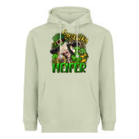Matcha One lucky Heifer Heavyweight Hoodie - CowGirlArtShop
