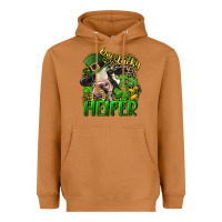 Meerkat One lucky Heifer Heavyweight Hoodie - CowGirlArtShop