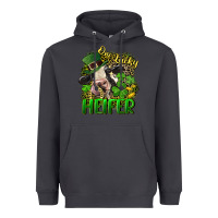 Smoke One lucky Heifer Heavyweight Hoodie - CowGirlArtShop