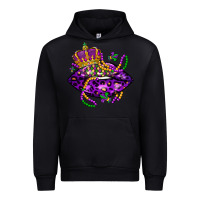 Black mardi gras lips Urban Hoodie - LillyAllenDesigns