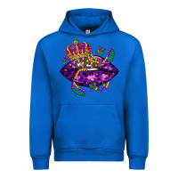 Cobalt mardi gras lips Urban Hoodie - LillyAllenDesigns