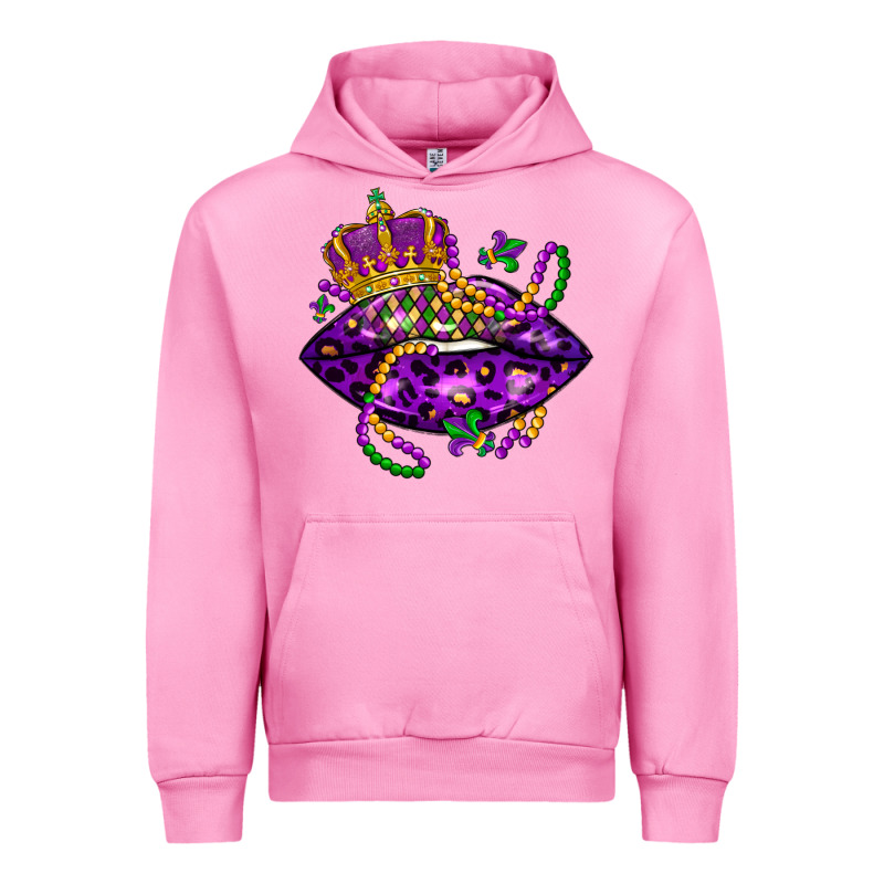 Mardi Gras Lips Urban Hoodie by LillyAllenDesigns | Teevron