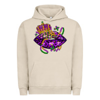 Pigment French Oak mardi gras lips Urban Hoodie - LillyAllenDesigns