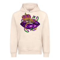 Sandshell mardi gras lips Urban Hoodie - LillyAllenDesigns