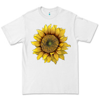 White sunflower Premium Tee - Artiststas