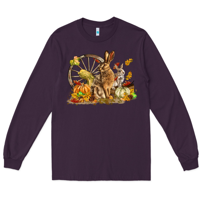 Fall Rabbit Long Sleeve Tee by LillyAllenDesigns | Teevron