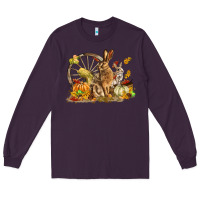 Plum Fall Rabbit Long Sleeve Tee - LillyAllenDesigns
