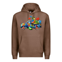 Chestnut Autism truck Premium Hoodie - CowGirlArtShop