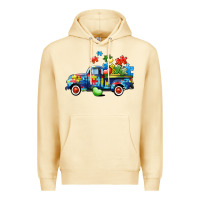 Pina Colada Autism truck Premium Hoodie - CowGirlArtShop