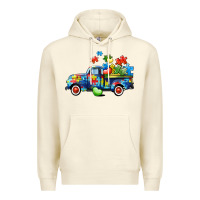 Sandshell Autism truck Premium Hoodie - CowGirlArtShop