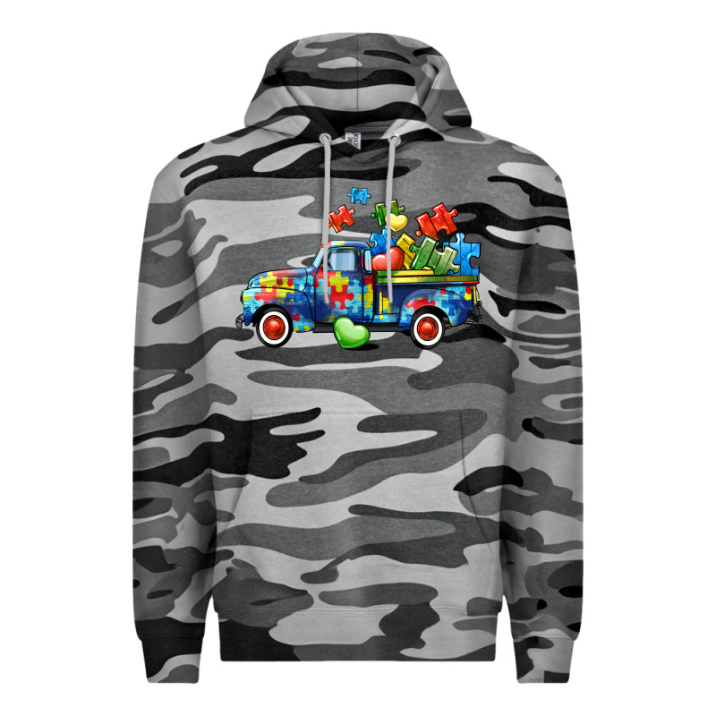 Autism Truck Premium Hoodie by CowGirlArtShop | Teevron