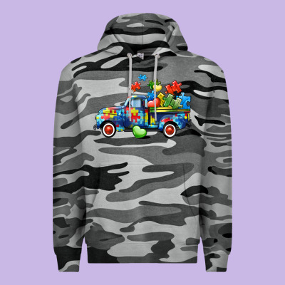 Autism Truck Premium Hoodie Designed By Cowgirlartshop