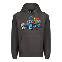 Smoke Autism truck Premium Hoodie - CowGirlArtShop