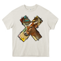 Cream farm life alphabet lowercase letters x Heavy Core Tee - BundleAndBundleShop