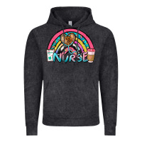 Vintage Black nurse rainbow Vintage Hoodie - NancyCooperArtShop