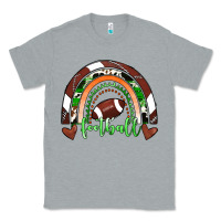 Heather Grey Football Rainbow Classic Tee - RanaPortraitStore