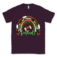 Plum Football Rainbow Classic Tee - RanaPortraitStore