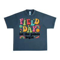 Midnight Navy field day let the games begin Urban Heavy Tee - JahusDesignShop