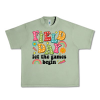 Oil Green field day let the games begin Urban Heavy Tee - JahusDesignShop